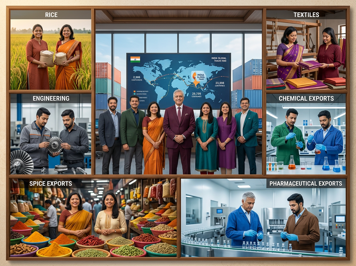 Top Products Exported from India : High-Demand Sourcing Opportunities